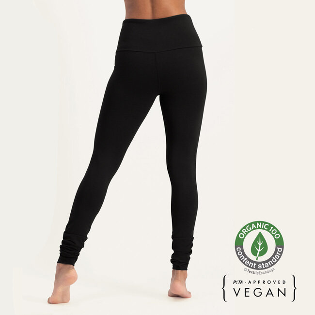 Satya │Öko-Yoga-Leggings│Onyx schwarz