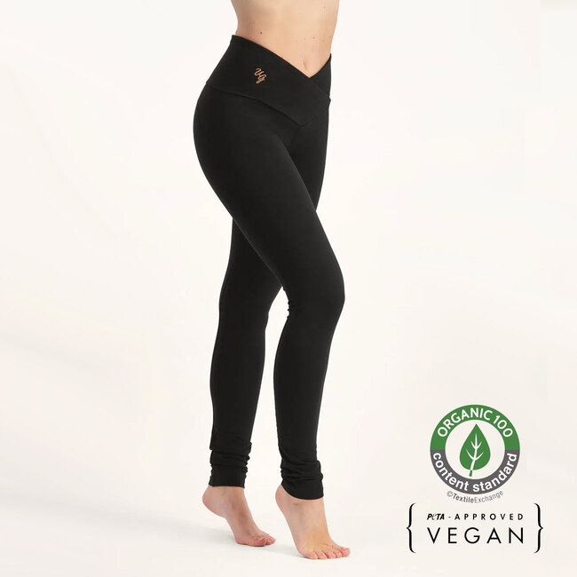 Sati │Öko High Waist Yoga Leggings │Onyx Schwarz