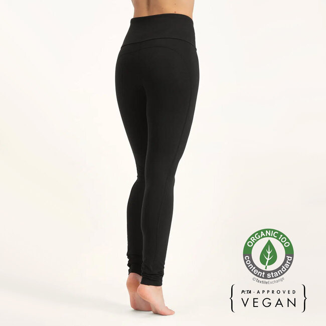Sati │Öko High Waist Yoga Leggings │Onyx Schwarz