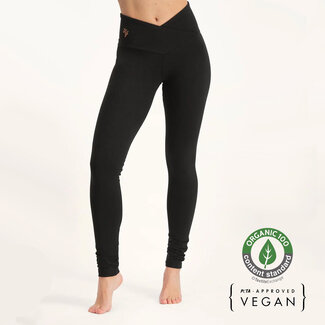 Urban Goddess Sati │ Yoga-Leggings mit hohem Bund │ Onyxschwarz