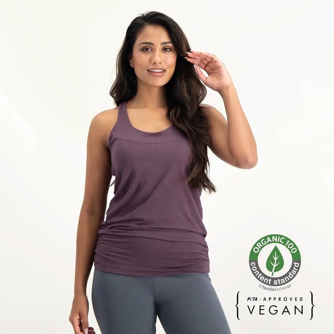 Kami│Eco Yoga Tank │Berry