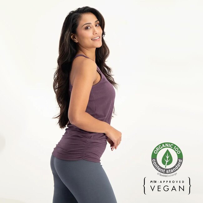 Kami│Eco Yoga Tank │Berry