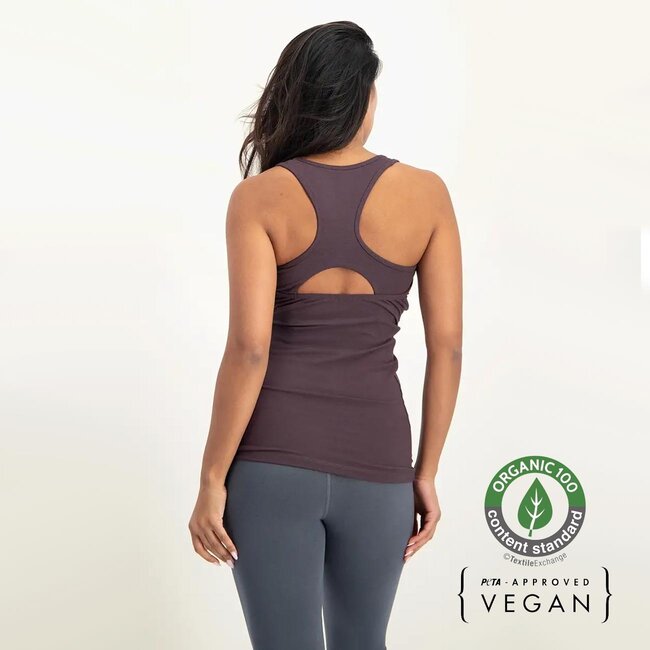 Anjea │Eco  Yoga Sports Top │ Berry