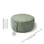 Meditation Cushion │ Round │ Velvet │ Serene Sage
