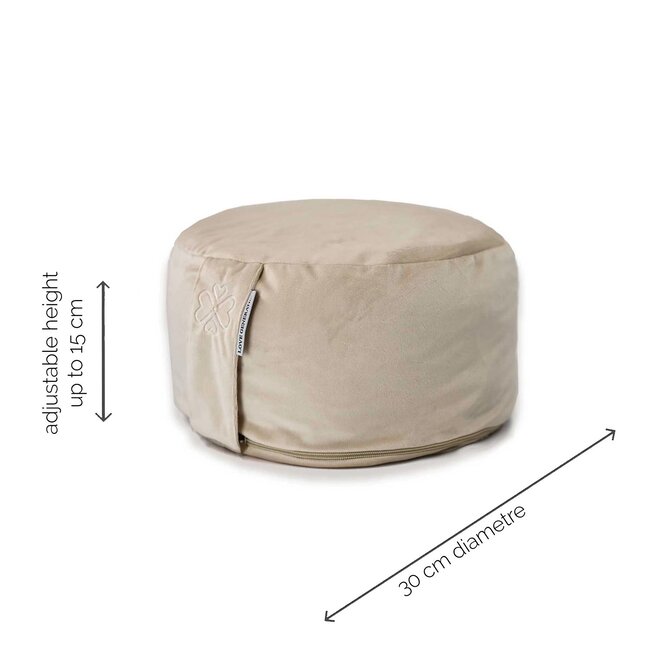 Meditation Cushion │ Round │ Velvet │ Sacred Sand