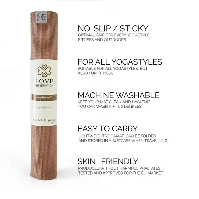 Love Yogamat │Earth │4 mm │Anti Slip