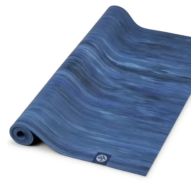 eKO SuperLite Travel Yoga Mat - 1.5mm - Blue Moon Marbled