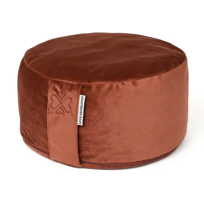 Meditation Cushion │ Round │ Velvet │ Earth