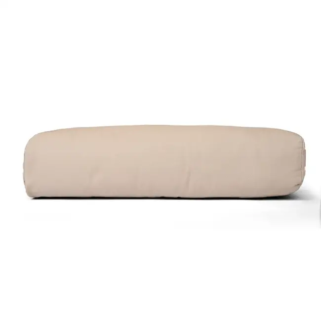 Rechteckiges Yoga Bolster | Sand | Baumwolle | 61cm lang