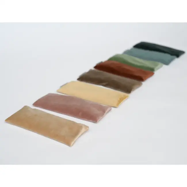 Velvet Eye Pillow with Lavender - Taupe