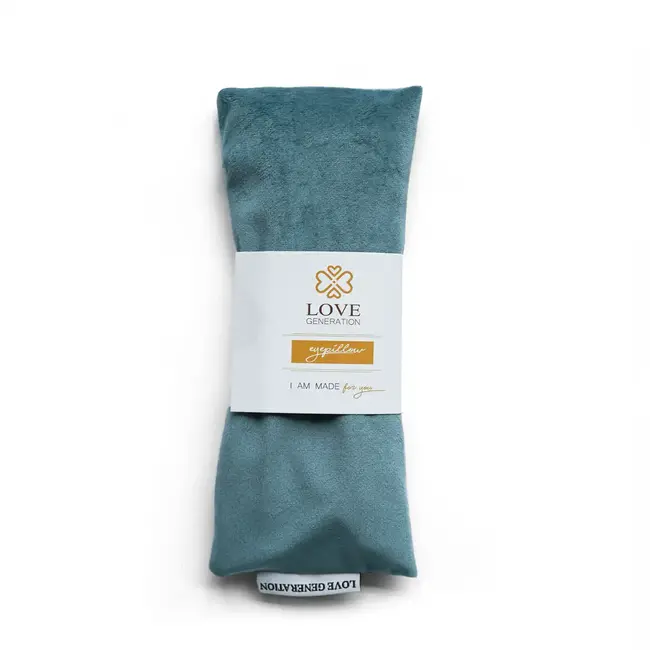 Fluwelen Oogkussen met Lavendel - Blauw
