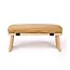 Meditation Bench │ Bamboo │ Foldable │ Velvet Cushion │ Light Gold