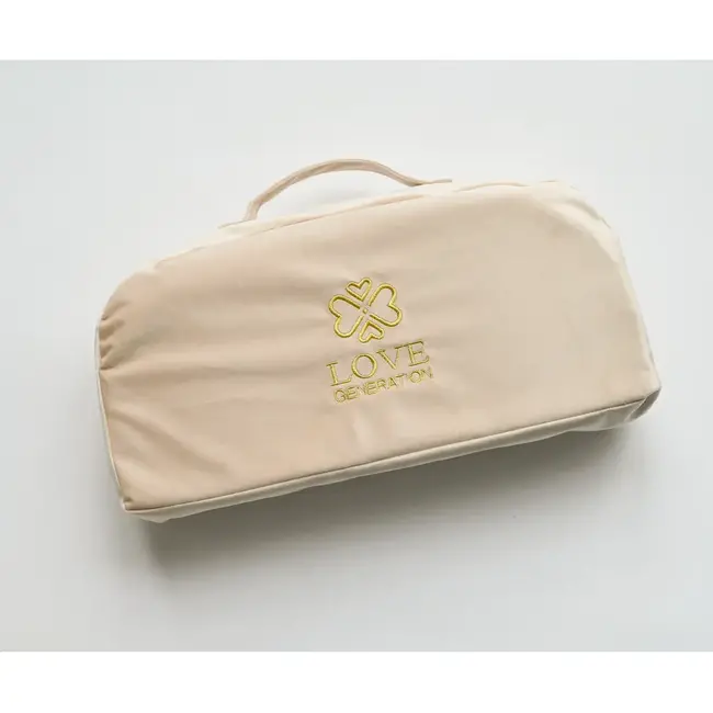 Meditatiebankje │ Bamboe │ Inklapbaar │ Velvet Kussen │ Zand