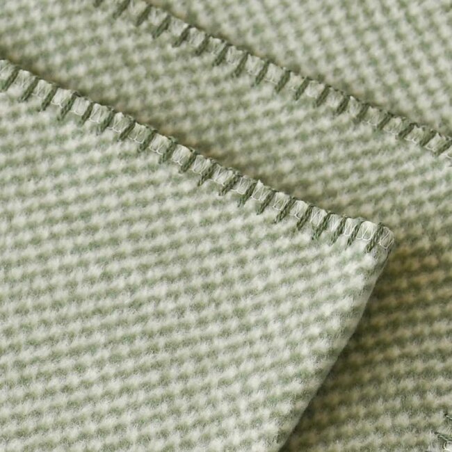 Öko-Yogadecke │ Bio-Baumwolle │ Extra weich │ Salbeigrün