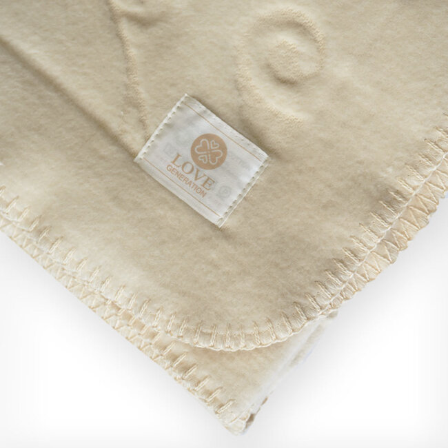 Eco Yoga Blanket │ Organic Cotton │ Extra Soft │ Arabica Structure │White