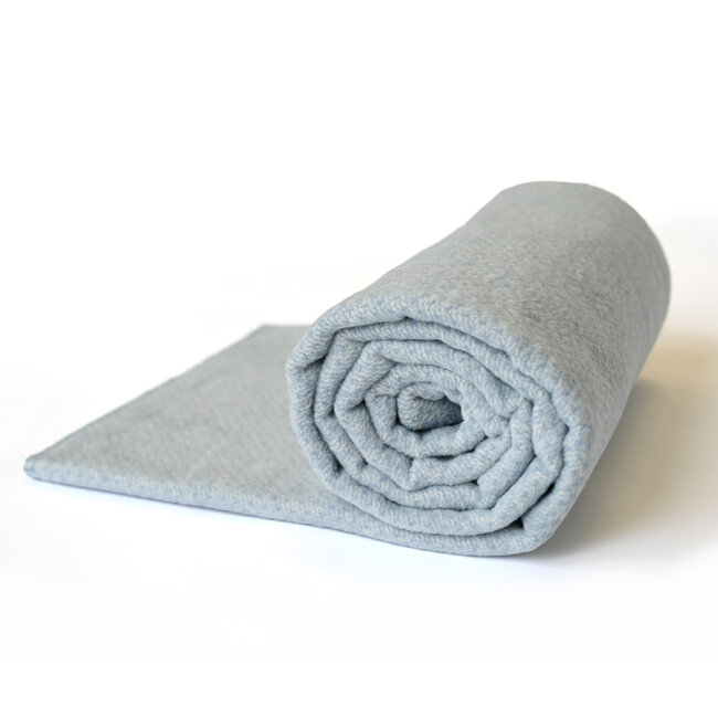 Eco Yogadeken │ Biologisch Katoen │ Extra Zacht │ Blauw Melange