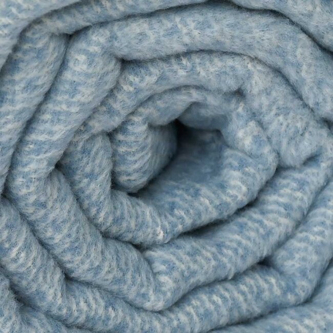 Eco Yoga Blanket │ Organic Cotton │ Extra Soft │ Blue Melange
