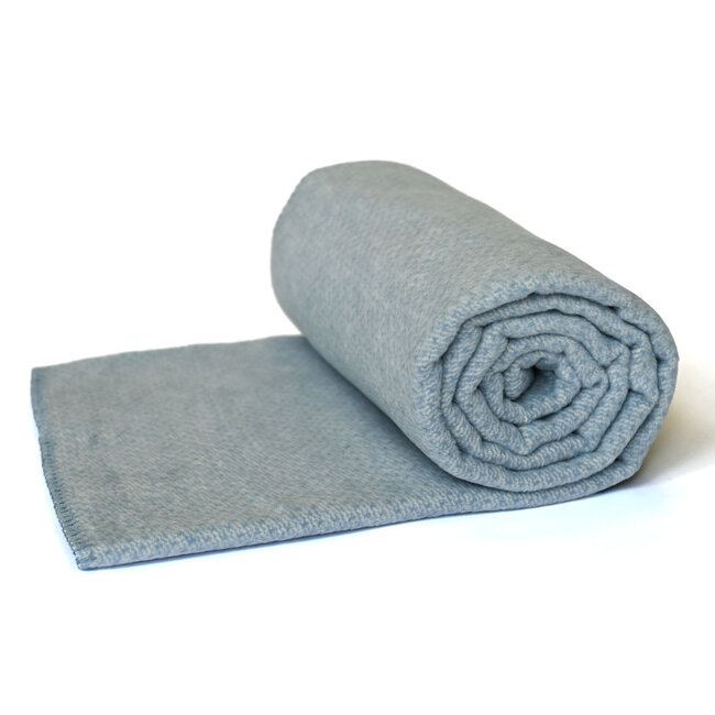 Eco Yogadeken │ Biologisch Katoen │ Extra Zacht │ Blauw Melange