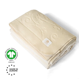 Love Generation Yoga Blanket │ Organic Cotton │ White