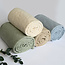 Eco Yoga Blanket │ Organic Cotton │ Extra Soft │ Arabica Structure │White