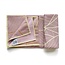 Two Sided Yoga Towel - Pink Leaves