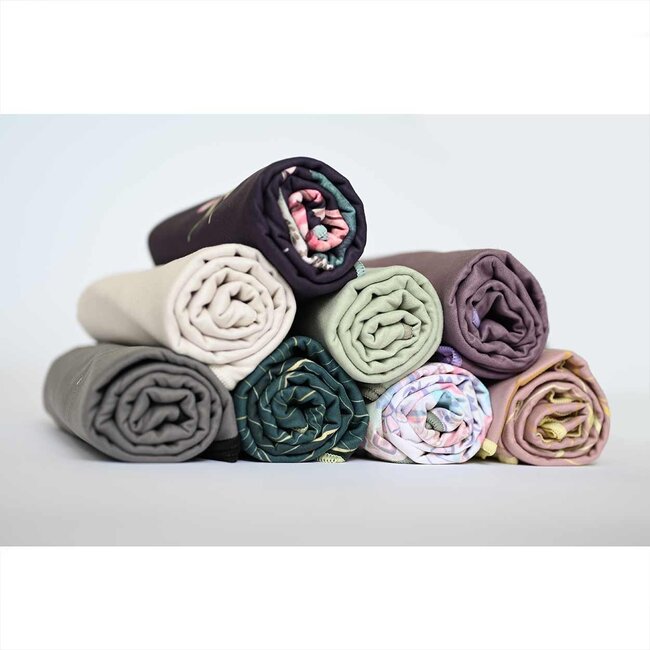 Tweezijdige Yoga Handdoek - Green Leaves