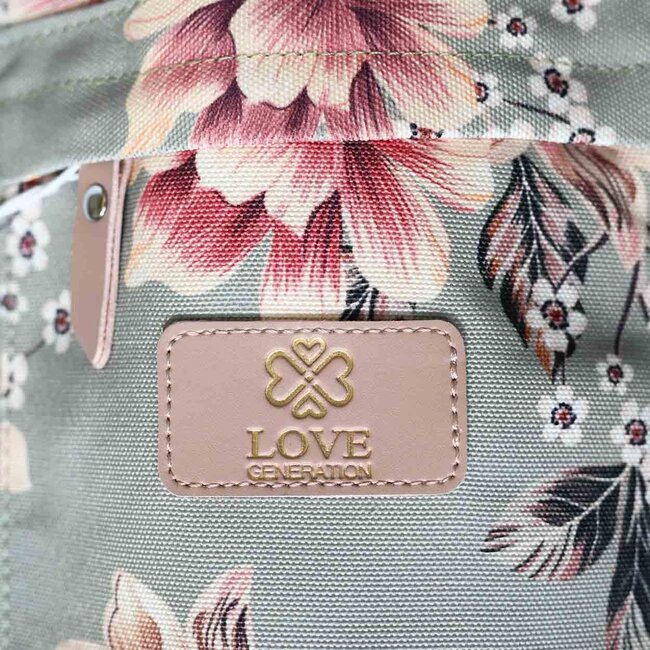 Yogatasche │ Baumwolle │ Verstellbarer Riemen │ Vintage Flowers