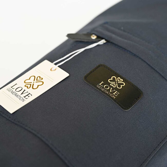 Yoga Bag │ Cotton │ Adjustable Strap │ Dark Blue