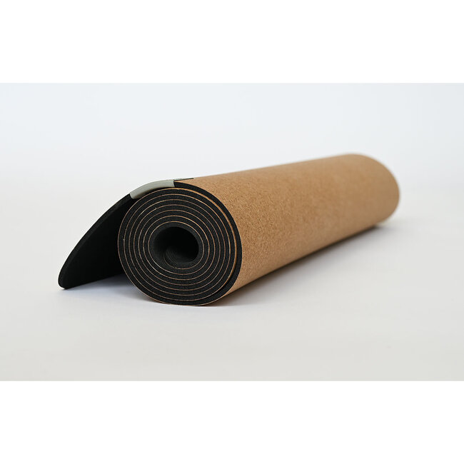 Öko Yogamatte │ Kork mit Naturkautschuk │ 4mm │ Rutschfest
