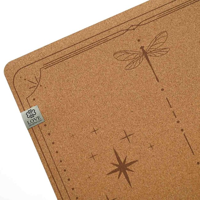 Öko-Kork-Yogamatte │Align with the Stars │ 4mm │ Rutschfest