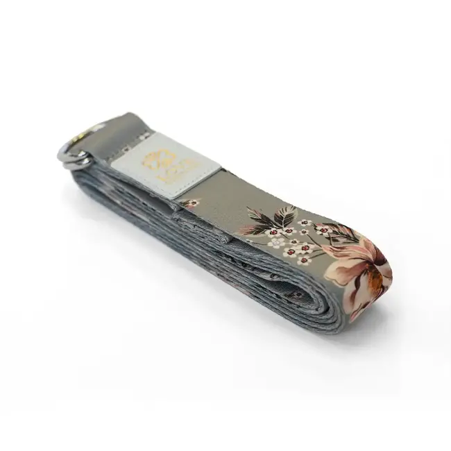 Vollfarbige Yoga Gürtel -  Vintage Flowers