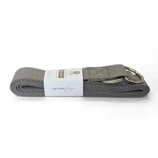 Love Generation Cotton Yoga Strap - Taupe - Extra Long