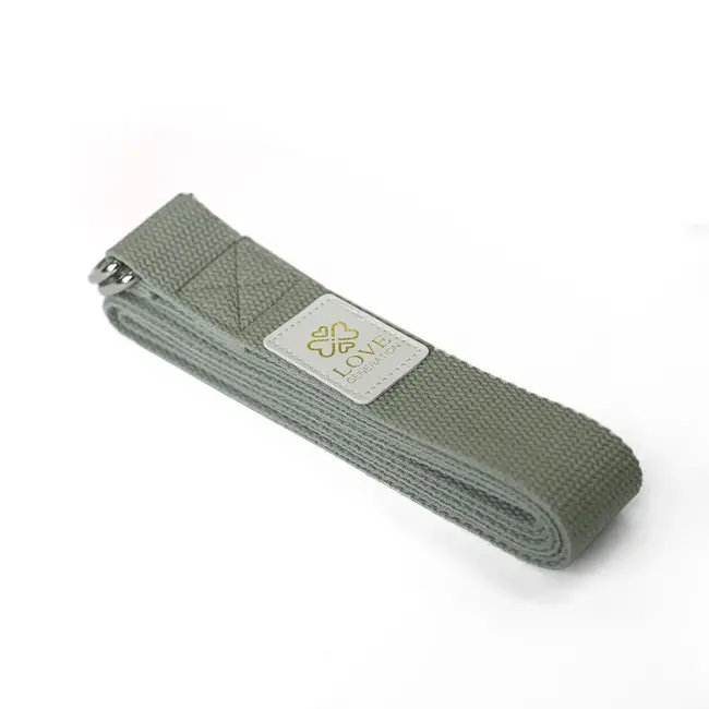 Katoenen Yoga Riem - Groen - 250 cm