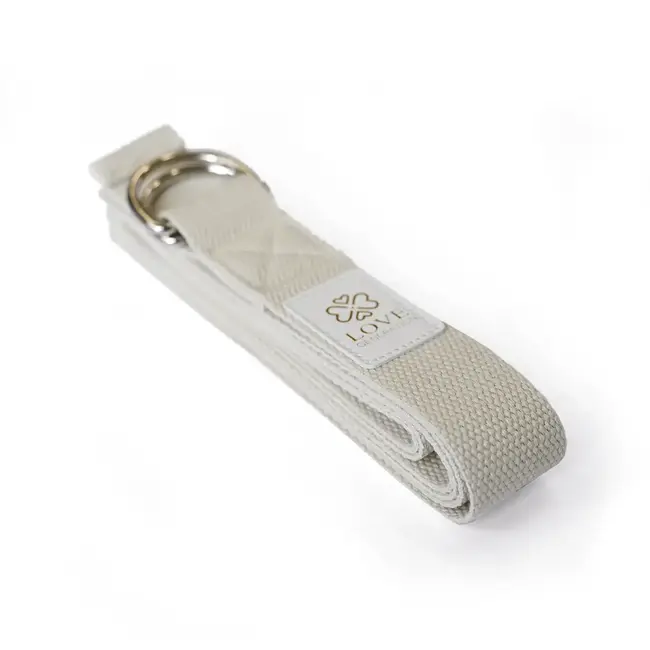 Katoenen Yoga Riem - Zand - 250 cm