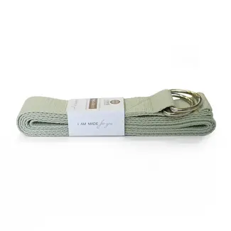 Love Generation Cotton Yoga Strap - Serenity Sage - Extra Long