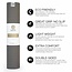 Eco Yoga Mat │ Superior TPE │Extra Thick│Glorious Grey