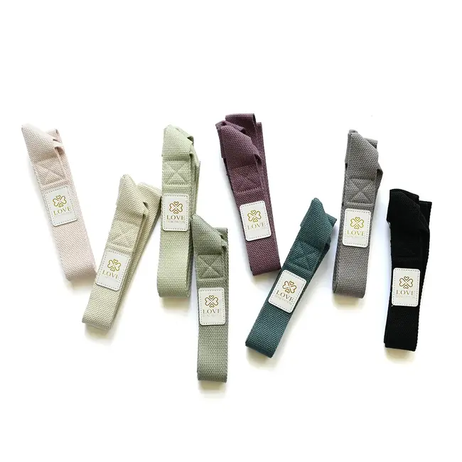 Yoga Mat Carrying Strap │ Cotton │Terrific Taupe