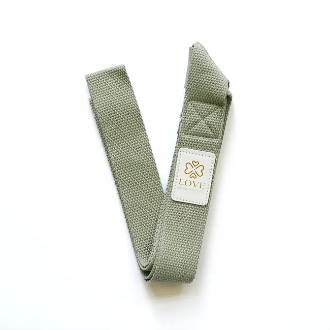 Yoga Mat Carrying Strap │ Cotton │ Dark Green