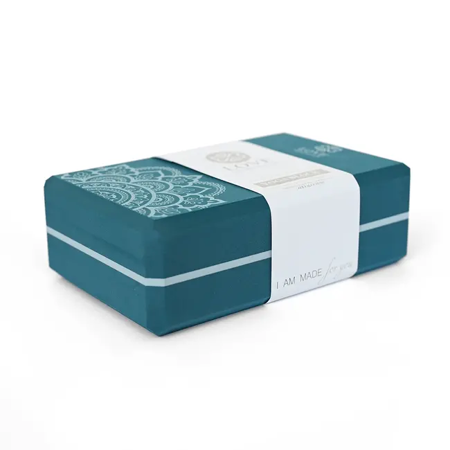 Yogablok | Eva Foam | Mandala - Balanced Blue