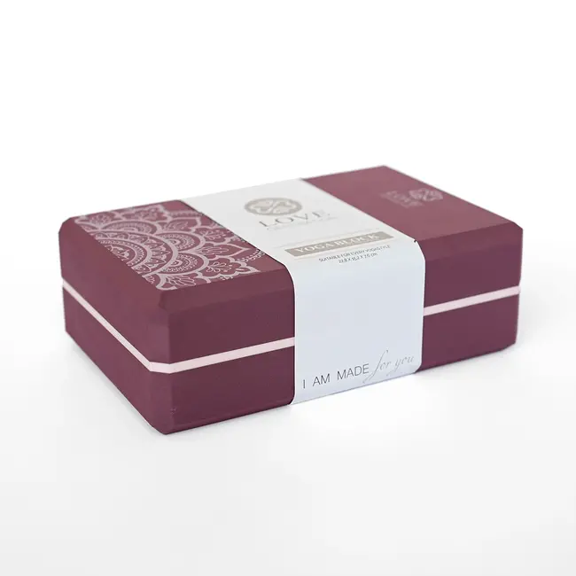 Yogablok | Eva Foam | Mandala - Peaceful Purple