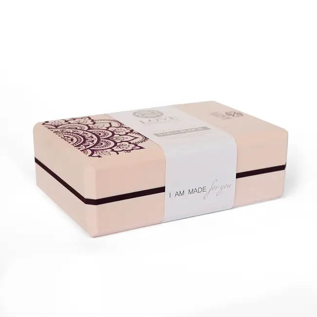 Yoga Block | EVA Foam | Mandala - Precious Pink