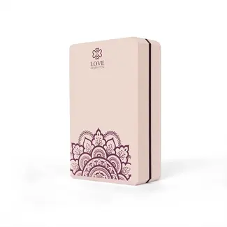 Love Generation Foam Yogablok - Mandala - Precious Pink