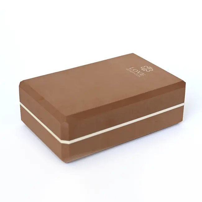 Yogablok | Eva Foam | Bruin