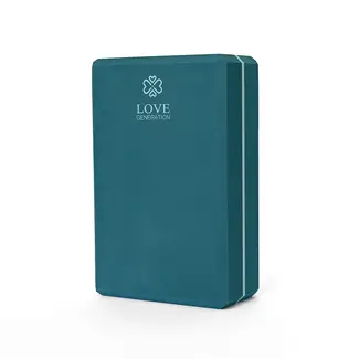 Love Generation Foam Yogablok - Balanced Blue