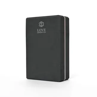 Love Generation Foam Yogablok - Blessed Black