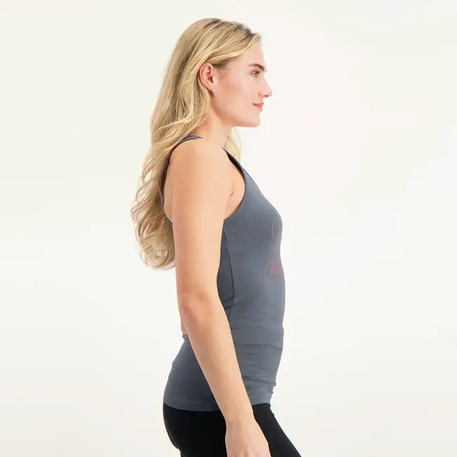 Metatron Core│Öko Yoga Tank │Ash