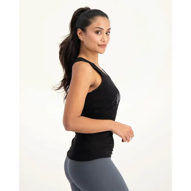 Namaste Core│Öko Yoga Tank │Onyx Black