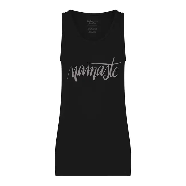 Namaste Core│Öko Yoga Tank │Onyx Black