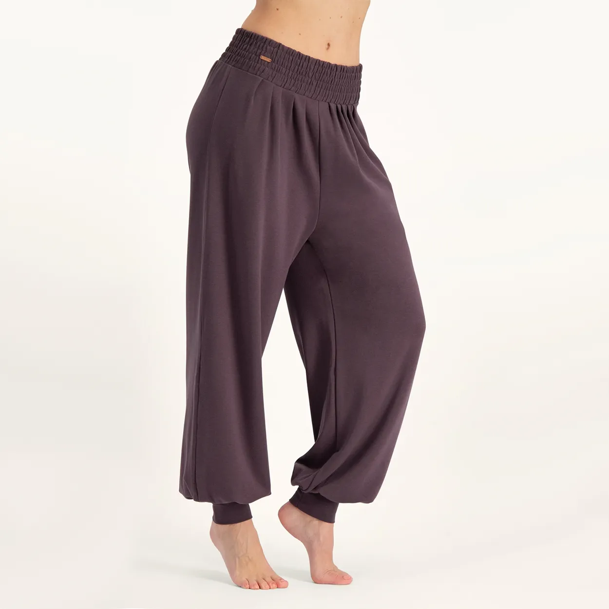 HAPYWER Harem yogabroek voor dames, hoge taille, capri, zomerbroek, 3/4