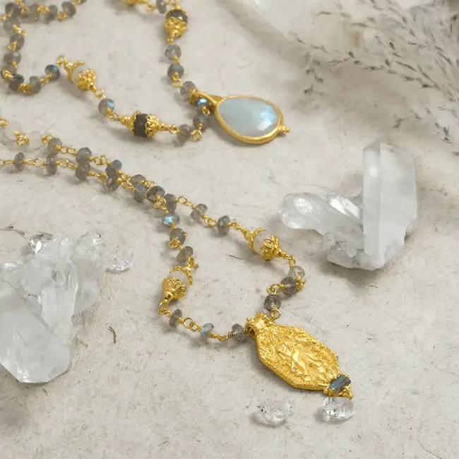 My Love is Powerful • Mala • Gold Plated